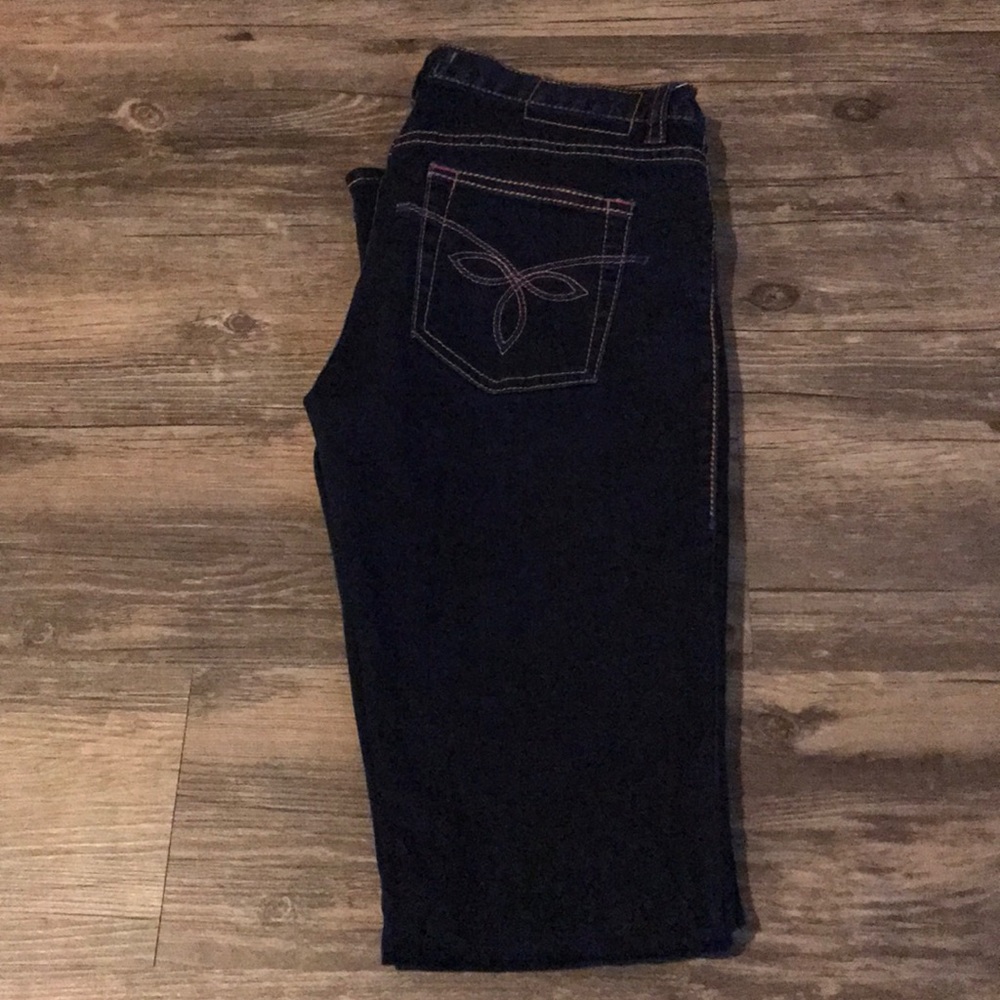 Ted Baker dark wash flare jeans